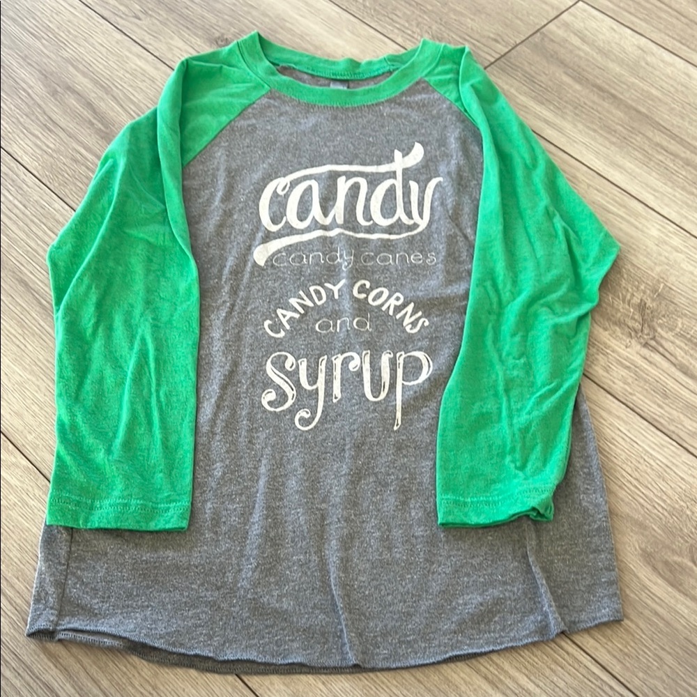 Elf Movie Candy, candy canes, candy corns and syrup Christmas shirt Xs